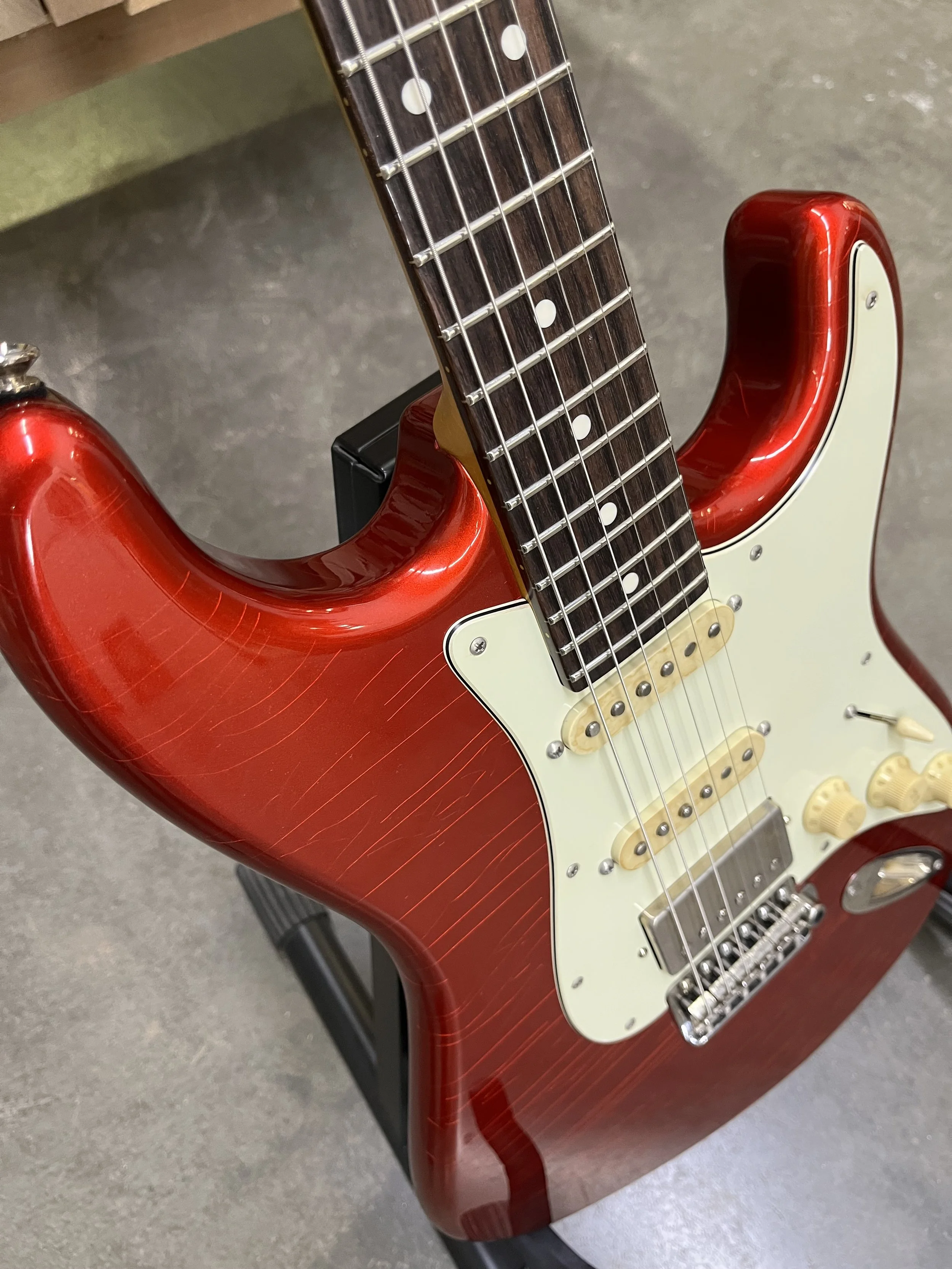 NOS Retro • TW Candy Apple Red — Guitars Handcrafted by Don Grosh!